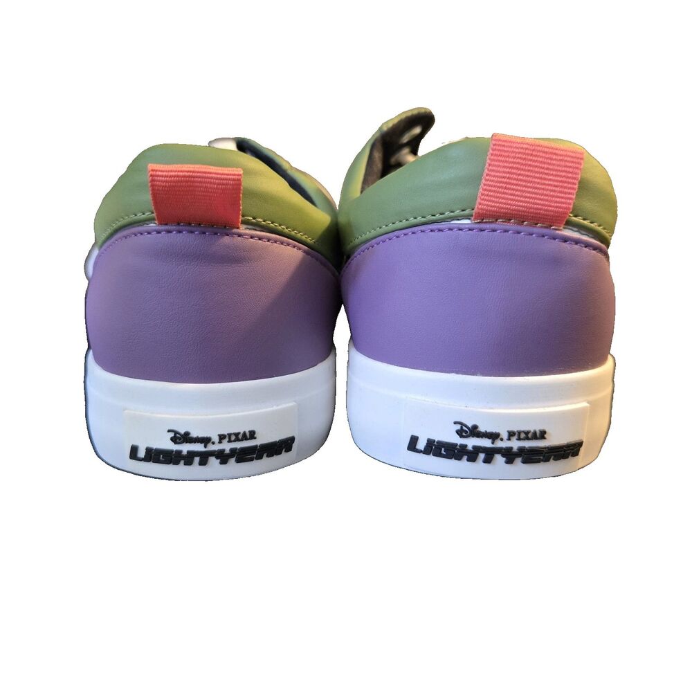 Disney Pixar Buzz Lightyear Shoes Mens Size 10 Toy Story Green Purple Sneakers - Picture 6 of 7